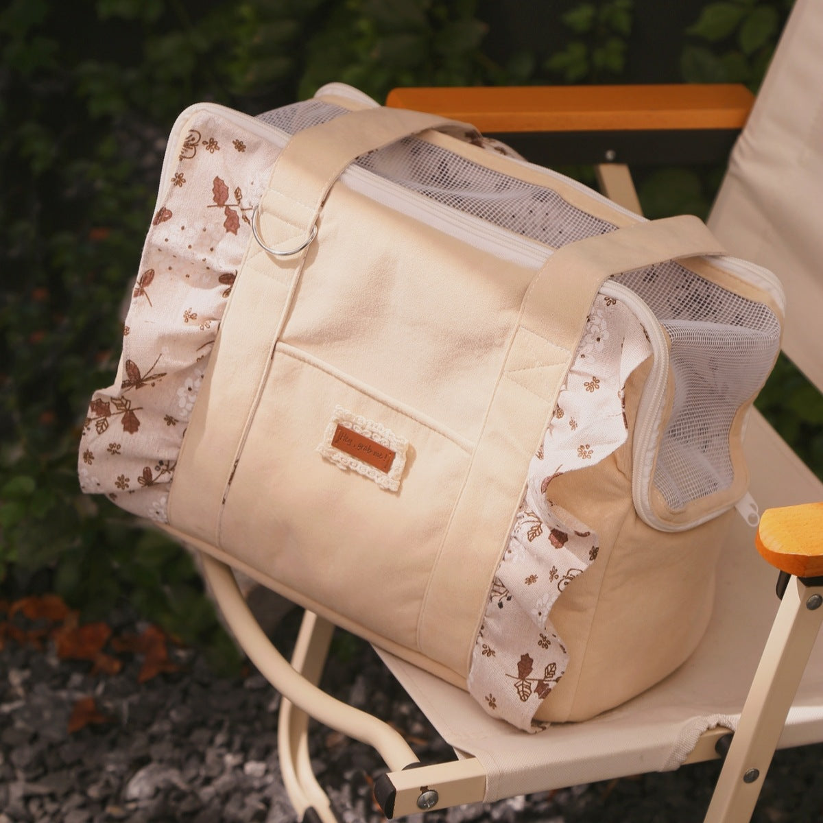 Suede Anti-Stress Pet Carrier