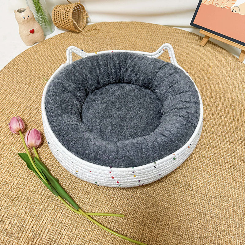 Sort Warm Woven Pet Bed