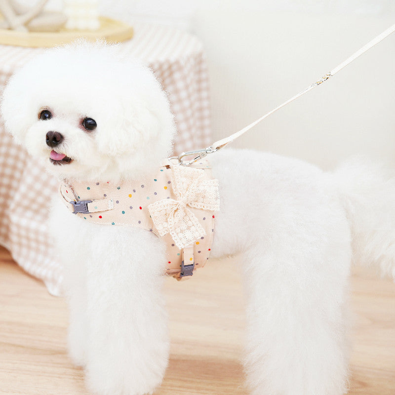 Cotton Chest Harness Leash Set